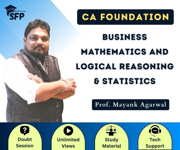 Business Mathematics And Logical Reasoning & Statistics By Professor Mayank Agarwal